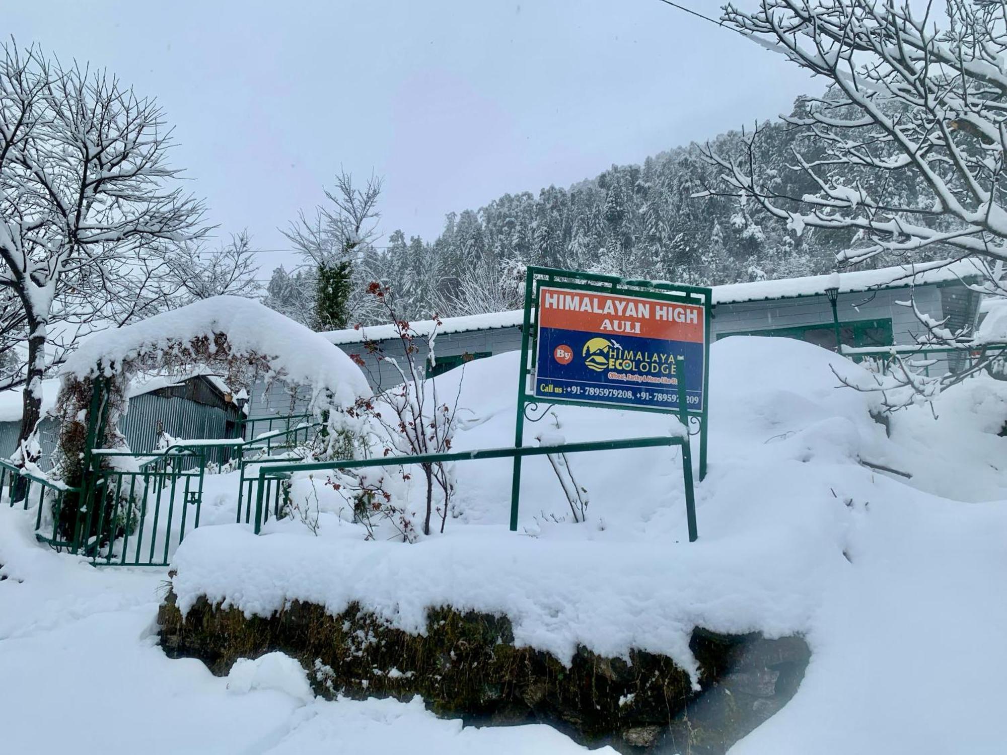 Himalayan High, Auli, By Himalayan Eco Lodges Joshīmath Esterno foto